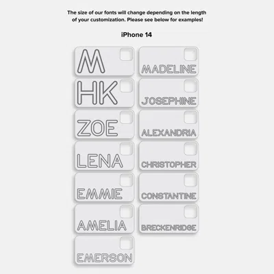 Baublebar Fine Line Custom Iphone Case