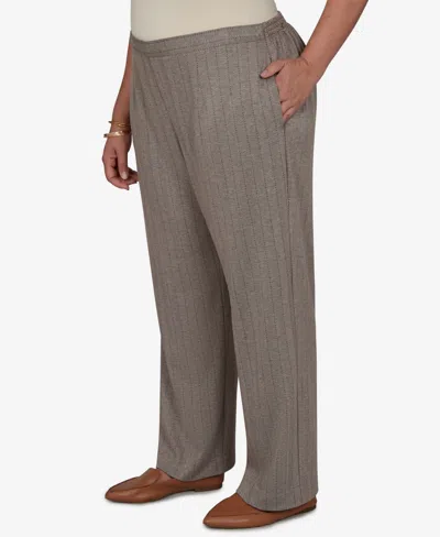 Alfred Dunner Plus Size Pull-on Dress Pants In Latte