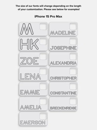 Baublebar Fine Line Custom Iphone Case