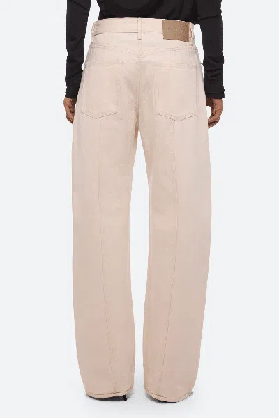 Helmut Lang Saddle Jeans In Ecru