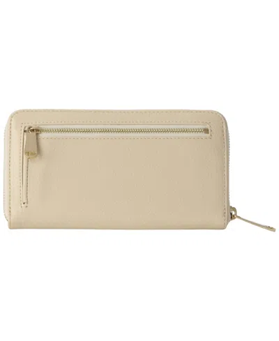 Brahmin Suri Zip-around Mini Wallet In Ivory