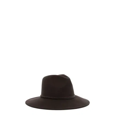 Barbour Logo Fedora Hat In Black