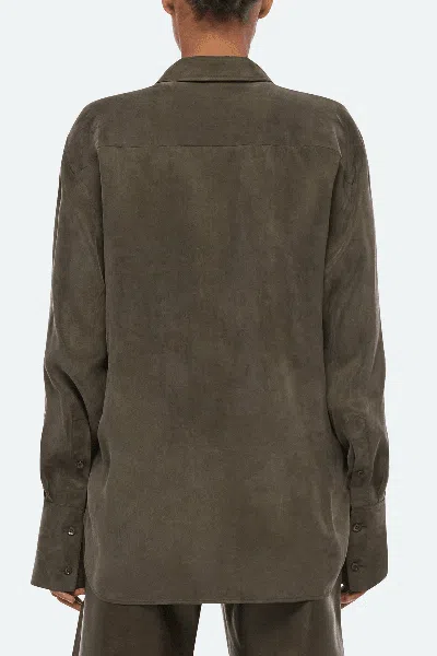 Helmut Lang Fluid Drape Button Front Shirt