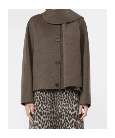 Max Mara Smmkate Jacket In Brown