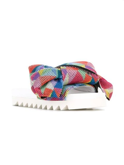 Joshua Sanders Oversized Knot Pool Slides