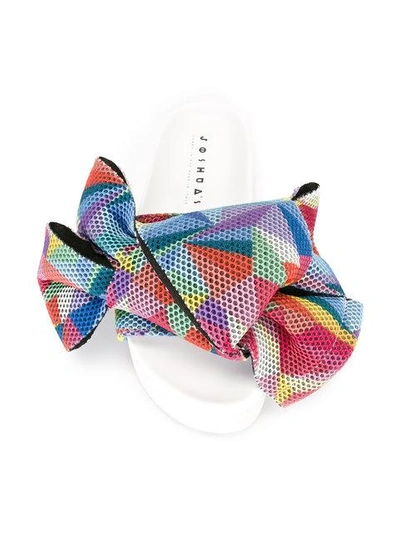 Joshua Sanders Oversized Knot Pool Slides
