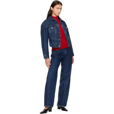 Agolde Non-elastic Denim Jacket In Covell (dk Inky Ind)