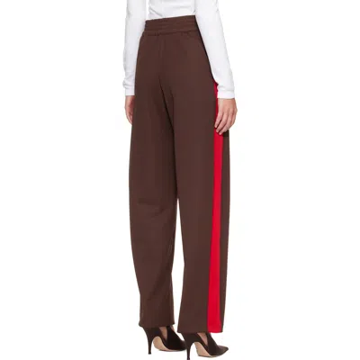 Coperni Brown Oversized Track Pants In Brown