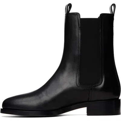 Aeyde Caspar Leather Boots In Black