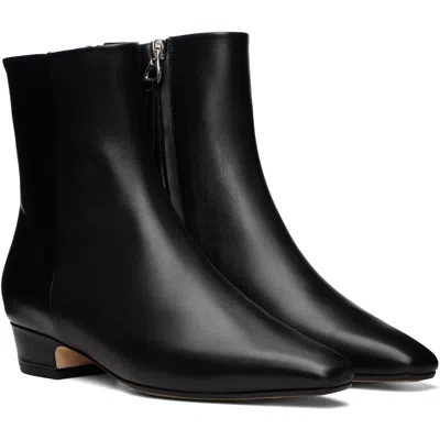 Aeyde Pointed-toe Leather Boots In Black
