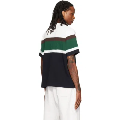 Sacai Chusen-dyed Cotton-jersey T-shirt In 020 Black Multi