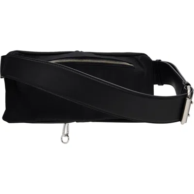 Givenchy Black Cargo Canvas Belt Bag In Black