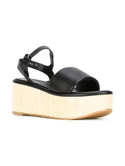 Shop Robert Clergerie Platform Buckled Sandals In Black