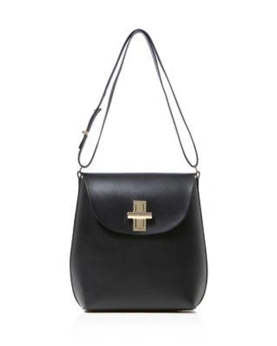 Shop Jason Wu Suvi Classic Leather Bucket Bag In Black/gold
