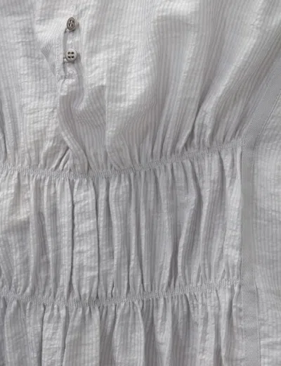 Anggae Mixed Stripe Halter In Grey/灰色/그레이/グレー