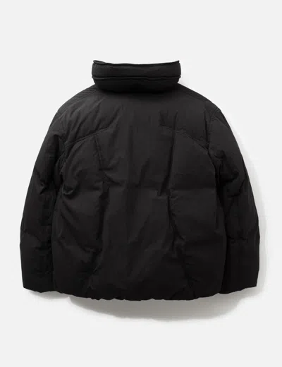 Anggae Wire Collar Puffer In Black/黑色/블랙/ブラック