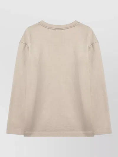 Max Mara Silk-blend Knitted Top In Neutral
