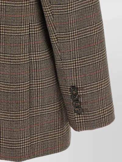 S Max Mara Wool Blazer In Brown