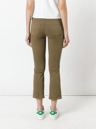 Shop J Brand Selena Kick Flare Jeans - Neutrals