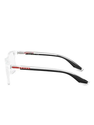 Prada Rectangle-frame Glasses In Transparent