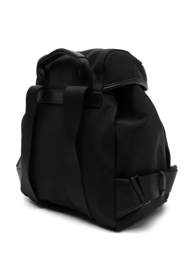 Moncler Mini Trick Backpack Black In Black