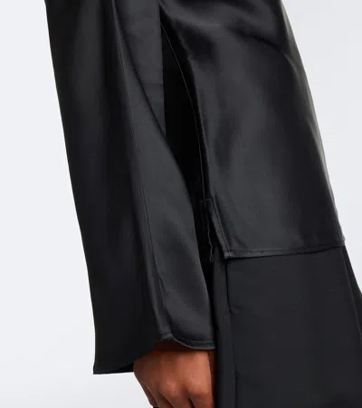 Rohe Satin Blouse In Black