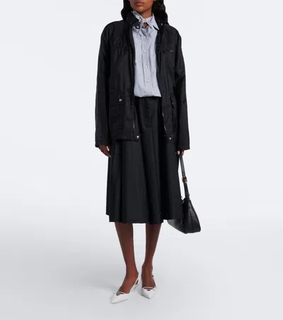 Prada Re-nylon Jacket In Black