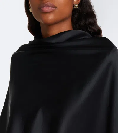 Rohe Caped Satin Top In Multi