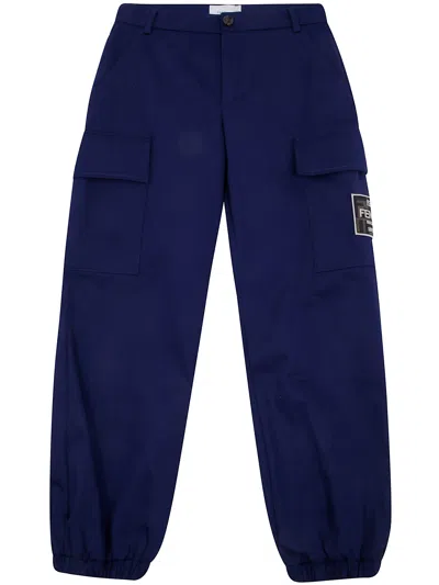 Fendi Pants Kids In Blue