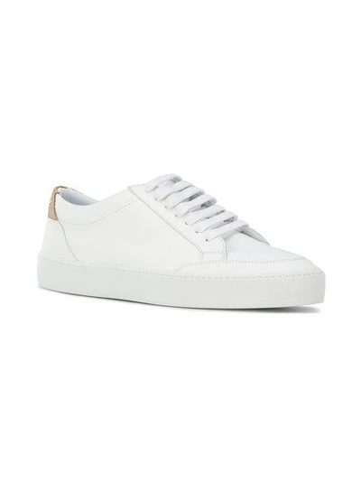 Shop Burberry Lace-up Sneakers