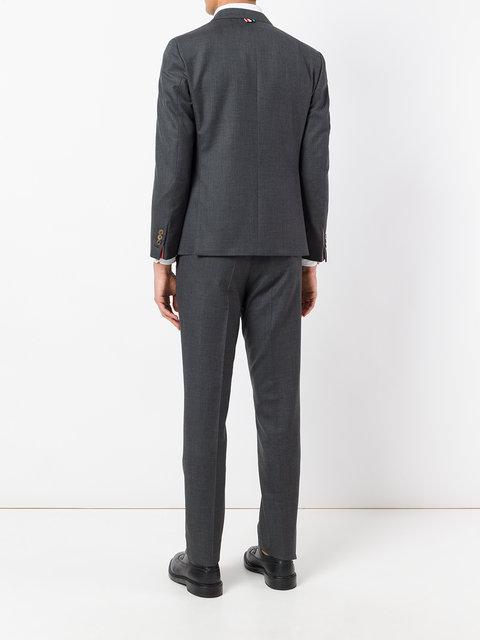 Thom Browne Classic Suit In Dark Grey Super 120's Wool Plain Weave ...