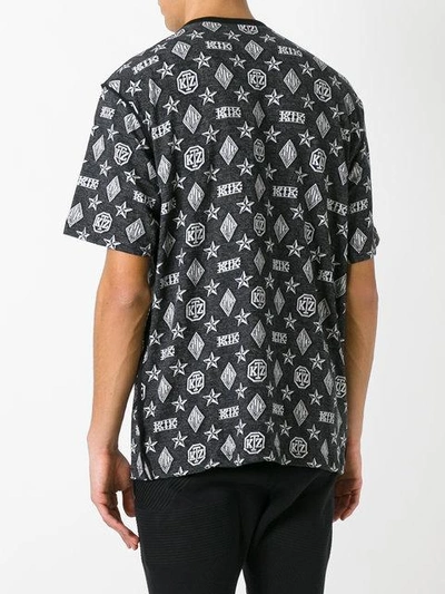 Shop Ktz Patterned T-shirt In White