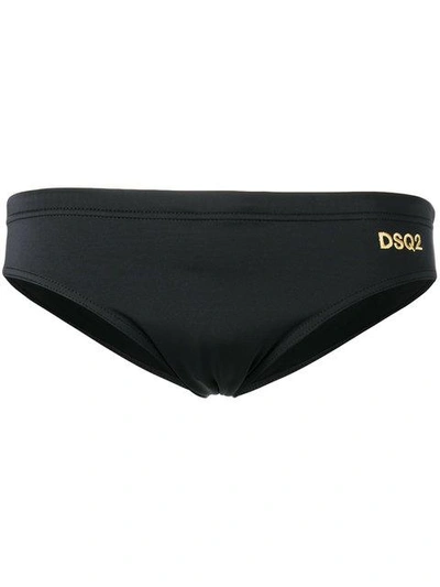 Dsquared2 24-7 Star三角泳裤 In Black