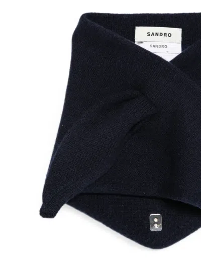 Sandro Triangular-shape Scarf In Multi