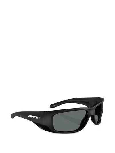 Arnette Flipside Rectangle-frame Sunglasses In Black