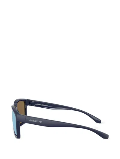 Arnette Plot Twist Square-frame Sunglasses In Blue