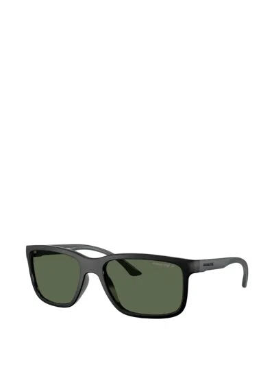 Arnette Headlight Rectangle-frame Sunglasses In Green