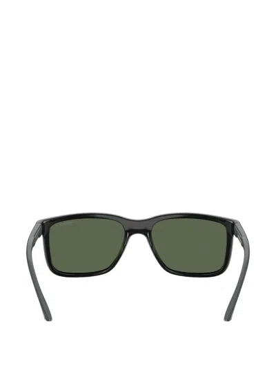 Arnette Headlight Rectangle-frame Sunglasses In Green