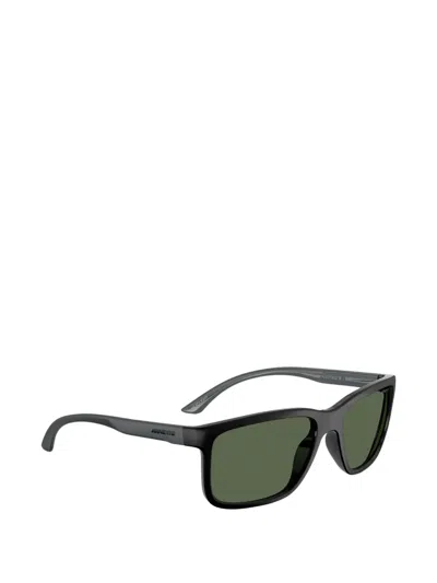 Arnette Headlight Rectangle-frame Sunglasses In Green