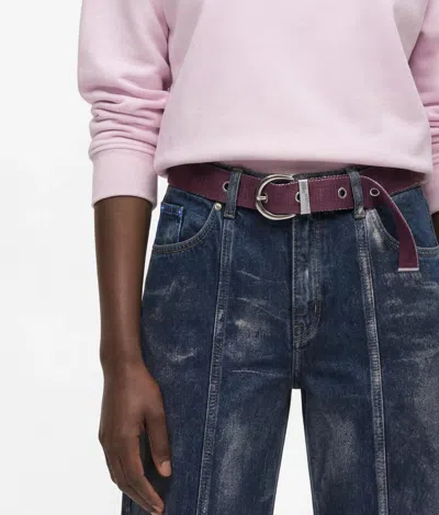 Kl Jeans Reversible Webbing Belt