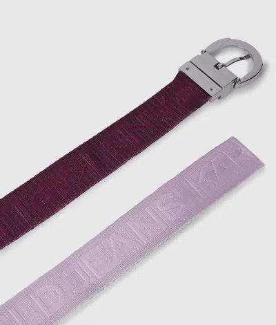 Kl Jeans Reversible Webbing Belt