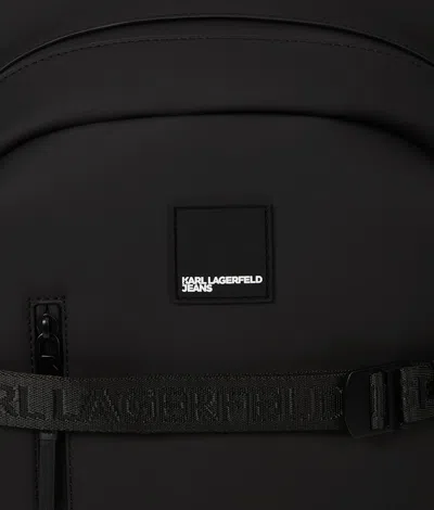 Kl Jeans Coated Technical-leather Backpack