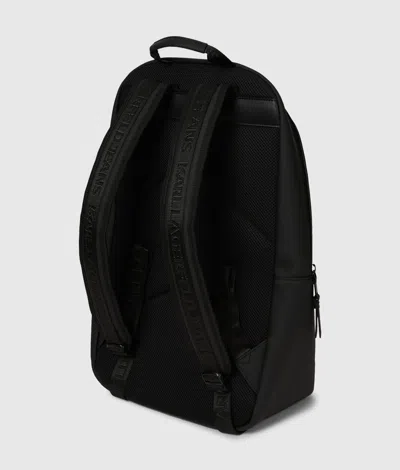 Kl Jeans Coated Technical-leather Backpack