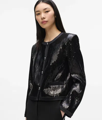 Karl Lagerfeld Sequin Jacket