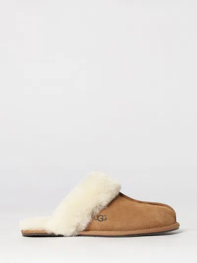 Ugg Scuffette Ii Slippers With Wool Lining Shoes In Brown