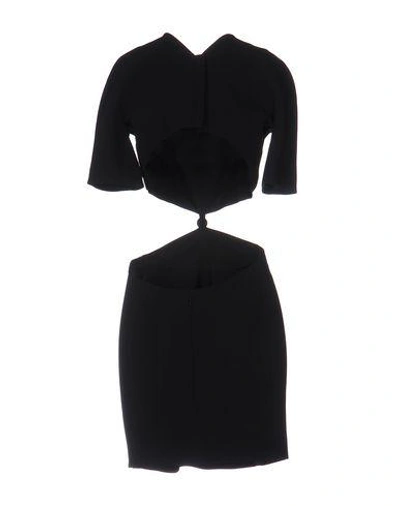 Shop Mugler Short Dress In Black