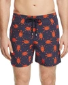 VILEBREQUIN MOOREA DOTTED TURTLE SWIM TRUNKS,MOO7013E