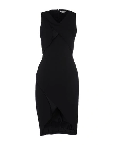 Mugler Short Dress In Black