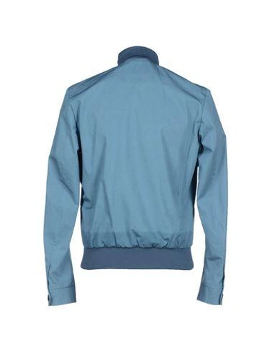 Shop Hardy Amies Bomber In Pastel Blue