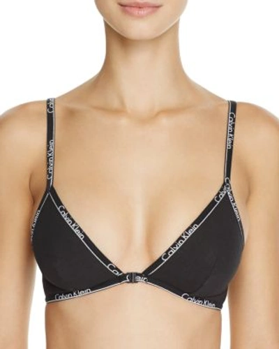 CALVIN KLEIN ID Triangle Bralette 2526160BLACK